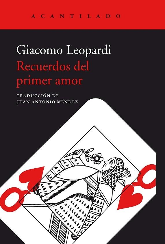 RECUERDOS DEL PRIMER AMOR | 9788416748808 | LEOPARDI, GIACOMO | Llibreria Online de Banyoles | Comprar llibres en català i castellà online