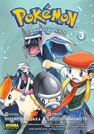 POKÉMON DIAMANTE Y PERLA 03 | 9788467930382 | KUSAKA, HIDENORI / YAMAMOTO, SATOSHI | Llibreria Online de Banyoles | Comprar llibres en català i castellà online