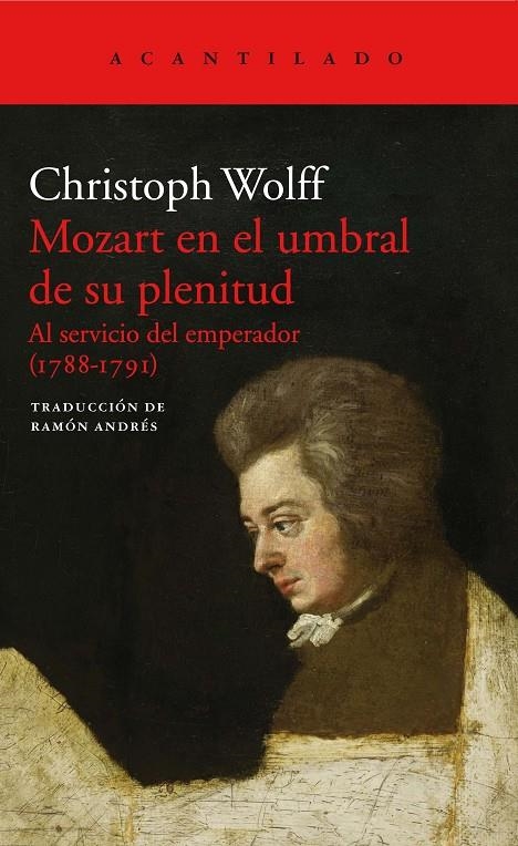 MOZART EN EL UMBRAL DE SU PLENITUD | 9788417346089 | WOLFF, CHRISTOPH | Llibreria Online de Banyoles | Comprar llibres en català i castellà online