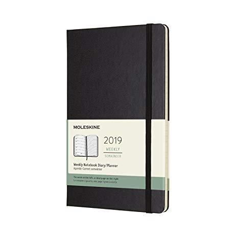 2019 AGENDA 12M SEMANAL L NEGRA TAPA DURA | 8058341715833 | MOLESKINE | Llibreria Online de Banyoles | Comprar llibres en català i castellà online