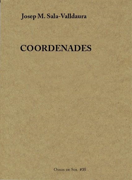 COORDENADES | 9788494746383 | SALA-VALLDAURA, JOSEP M. | Llibreria Online de Banyoles | Comprar llibres en català i castellà online