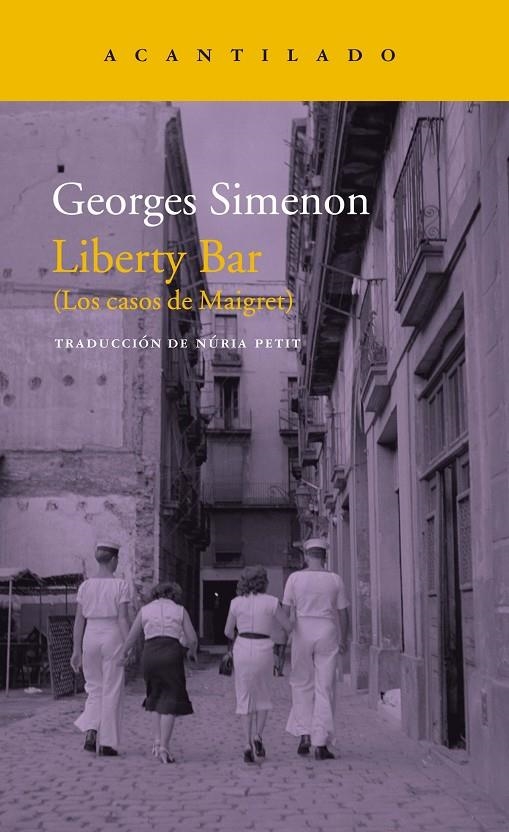 LIBERTY BAR | 9788417346355 | SIMENON, GEORGES | Llibreria L'Altell - Llibreria Online de Banyoles | Comprar llibres en català i castellà online - Llibreria de Girona