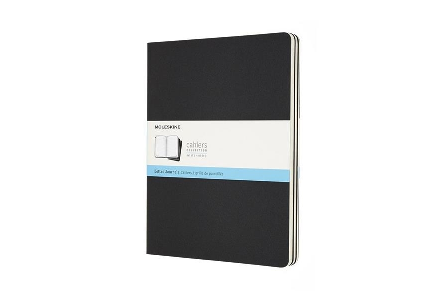 LIBRETA CAHIER NEGRA XL PUNTEJADA PAC DE 3 | 8058341719220 | MOLESKINE | Llibreria Online de Banyoles | Comprar llibres en català i castellà online