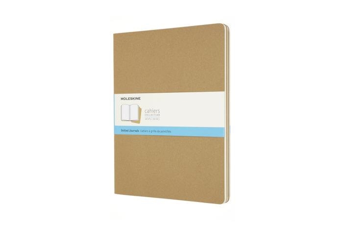 CONJUNT DE 3 LLIBRETES MOLESKINE CAHIER MARRÓ KRAFT XXL PUNTEJADES | 8058341719275 | MOLESKINE | Llibreria Online de Banyoles | Comprar llibres en català i castellà online