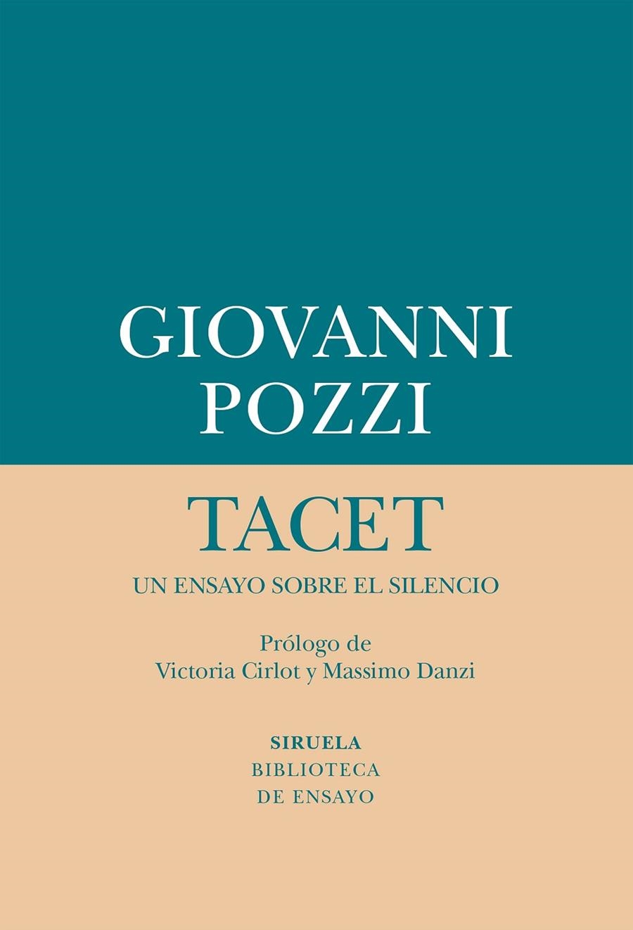 TACET: UN ENSAYO SOBRE EL SILENCIO | 9788417624149 | POZZI, GIOVANNI | Llibreria L'Altell - Llibreria Online de Banyoles | Comprar llibres en català i castellà online - Llibreria de Girona