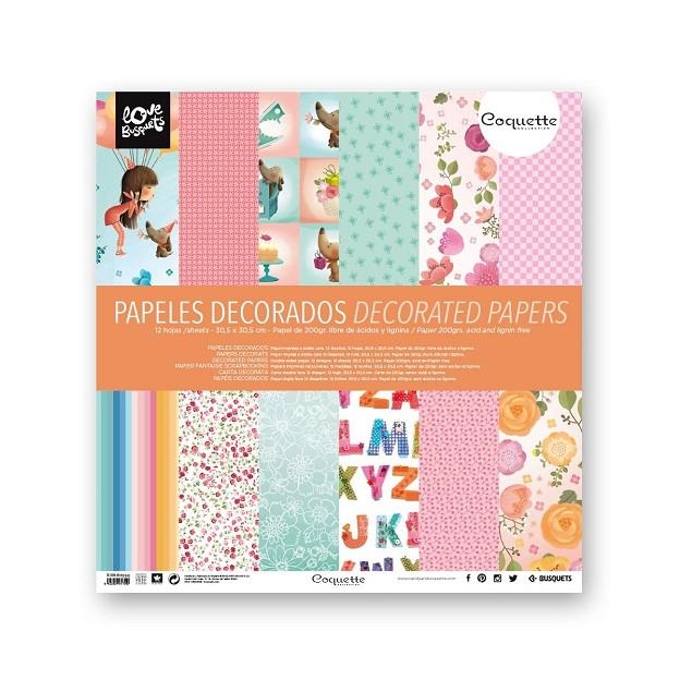 PAPERS DECORATS DOBLE CARA LOVE BUSQUETS COQUETTE | 8422829617092 | BUSQUETS | Llibreria Online de Banyoles | Comprar llibres en català i castellà online