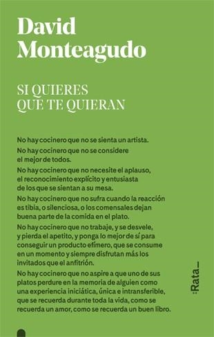 SI QUIERES QUE TE QUIERAN | 9788416738465 | MONTEAGUDO, DAVID | Llibreria Online de Banyoles | Comprar llibres en català i castellà online