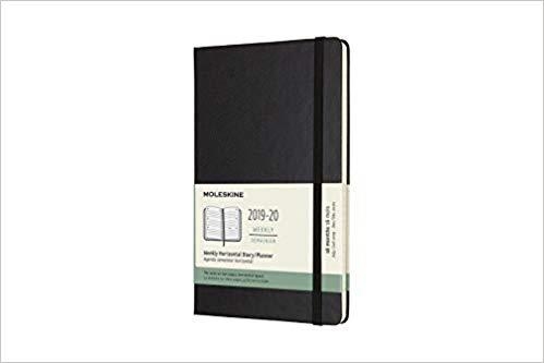 AGENDA 2019-2020 18M SETMANAL HORITZONTAL L NEGRA TAPA DURA MOLESKINE | 8058647629568 | MOLESKINE | Llibreria Online de Banyoles | Comprar llibres en català i castellà online