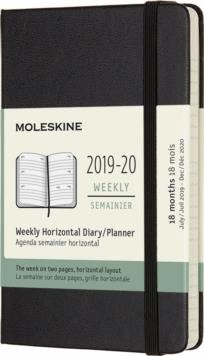 AGENDA 2019-2020 18M SETMANAL HORITZONTAL P NEGRA TAPA DURA MOLESKINE | 8058647629551 | MOLESKINE | Llibreria Online de Banyoles | Comprar llibres en català i castellà online