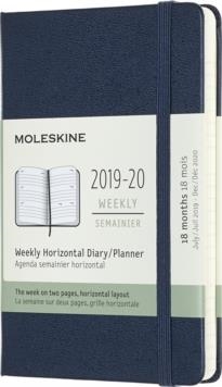 AGENDA 2019-2020 18M SETMANAL HORITZONTAL P BLAU MARÍ TAPA DURA MOLESKINE | 8058647628608 | MOLESKINE | Llibreria Online de Banyoles | Comprar llibres en català i castellà online