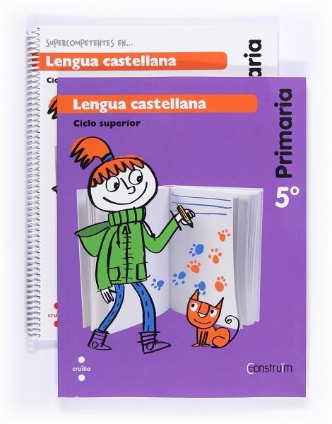 SUPERCOMPETENTES EN... LENGUA CASTELLANA. 5 PRIMARIA. CONSTRUÏM. CUADERNO | 9788466134804 | AAVV | Llibreria Online de Banyoles | Comprar llibres en català i castellà online