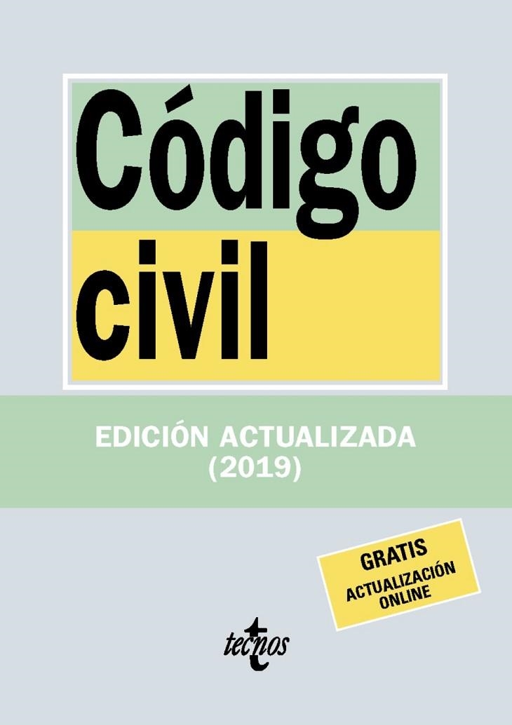 CÓDIGO CIVIL | 9788430977055 | EDITORIAL TECNOS | Llibreria L'Altell - Llibreria Online de Banyoles | Comprar llibres en català i castellà online - Llibreria de Girona