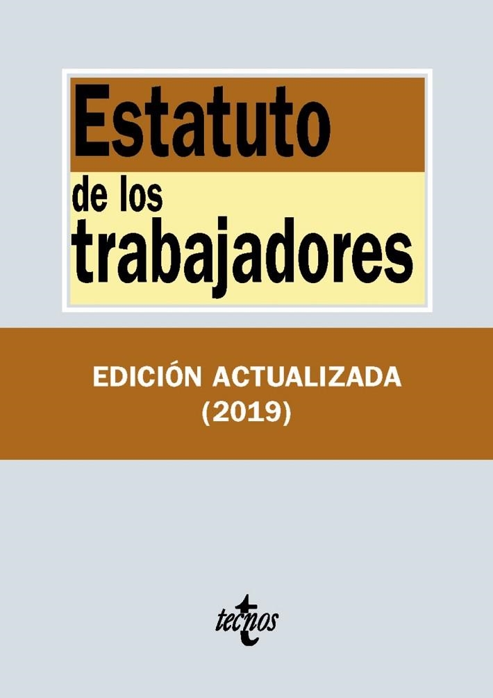 ESTATUTO DE LOS TRABAJADORES | 9788430977147 | EDITORIAL TECNOS | Llibreria L'Altell - Llibreria Online de Banyoles | Comprar llibres en català i castellà online - Llibreria de Girona