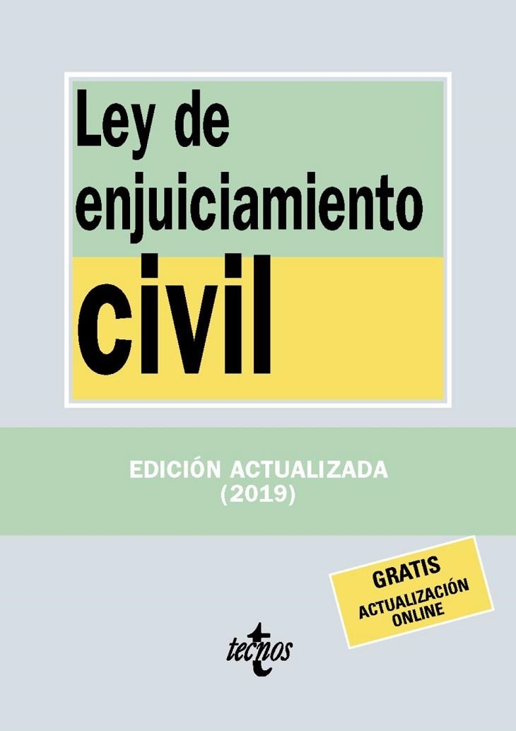 LEY DE ENJUICIAMIENTO CIVIL | 9788430977185 | EDITORIAL TECNOS | Llibreria L'Altell - Llibreria Online de Banyoles | Comprar llibres en català i castellà online - Llibreria de Girona