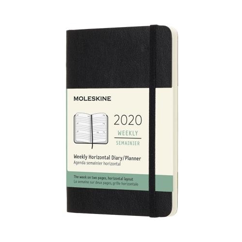 2020 AGENDA12M SEMANAL HORIZONTAL P NEGRA TAPA BLA | 8058647629308 | MOLESKINE | Llibreria Online de Banyoles | Comprar llibres en català i castellà online