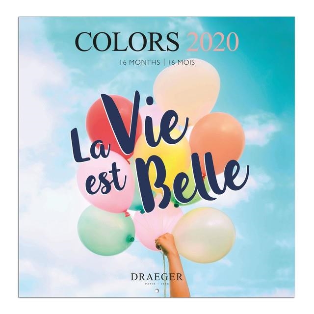 CALENDARI 16 MESOS GRAN 28X29 COLORS 2020 | 3045677979331 | DRAEGER | Llibreria Online de Banyoles | Comprar llibres en català i castellà online