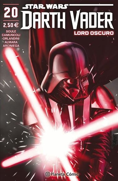 STAR WARS DARTH VADER LORD OSCURO Nº 20/25 | 9788413411538 | SOULE, CHARLES/CAMUNCOLI, GIUSEPPE | Llibreria L'Altell - Llibreria Online de Banyoles | Comprar llibres en català i castellà online - Llibreria de Girona