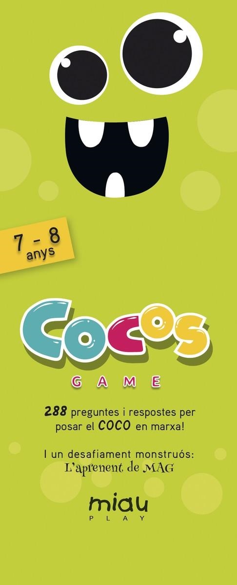 COCOS GAME 7-8 AÑOS | 9788416082285 | OROZCO, MARÍA JOSÉ/RAMOS, ÁNGEL MANUEL/RODRÍGUEZ, CARLOS MIGUEL | Llibreria Online de Banyoles | Comprar llibres en català i castellà online