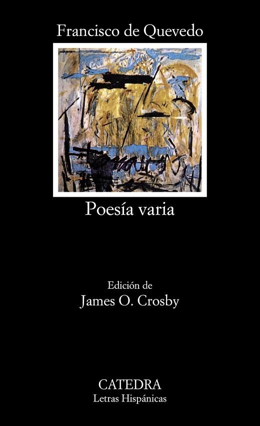 POESÍA VARIA | 9788437602660 | QUEVEDO, FRANCISCO DE | Llibreria Online de Banyoles | Comprar llibres en català i castellà online