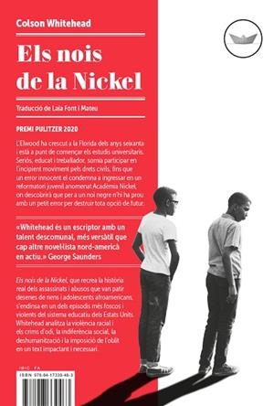 ELS NOIS DE LA NICKEL | 9788417339463 | WHITEHEAD, COLSON | Llibreria Online de Banyoles | Comprar llibres en català i castellà online