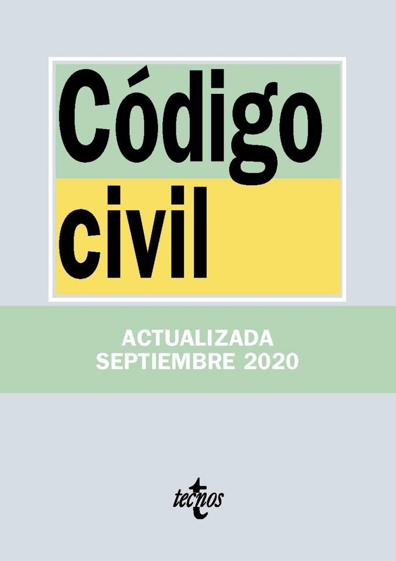 CÓDIGO CIVIL | 9788430980017 | EDITORIAL TECNOS | Llibreria L'Altell - Llibreria Online de Banyoles | Comprar llibres en català i castellà online - Llibreria de Girona