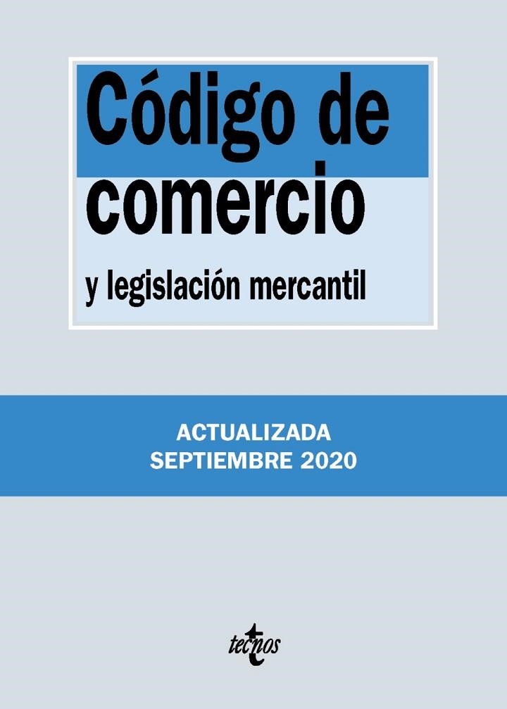 CÓDIGO DE COMERCIO | 9788430980055 | EDITORIAL TECNOS | Llibreria L'Altell - Llibreria Online de Banyoles | Comprar llibres en català i castellà online - Llibreria de Girona