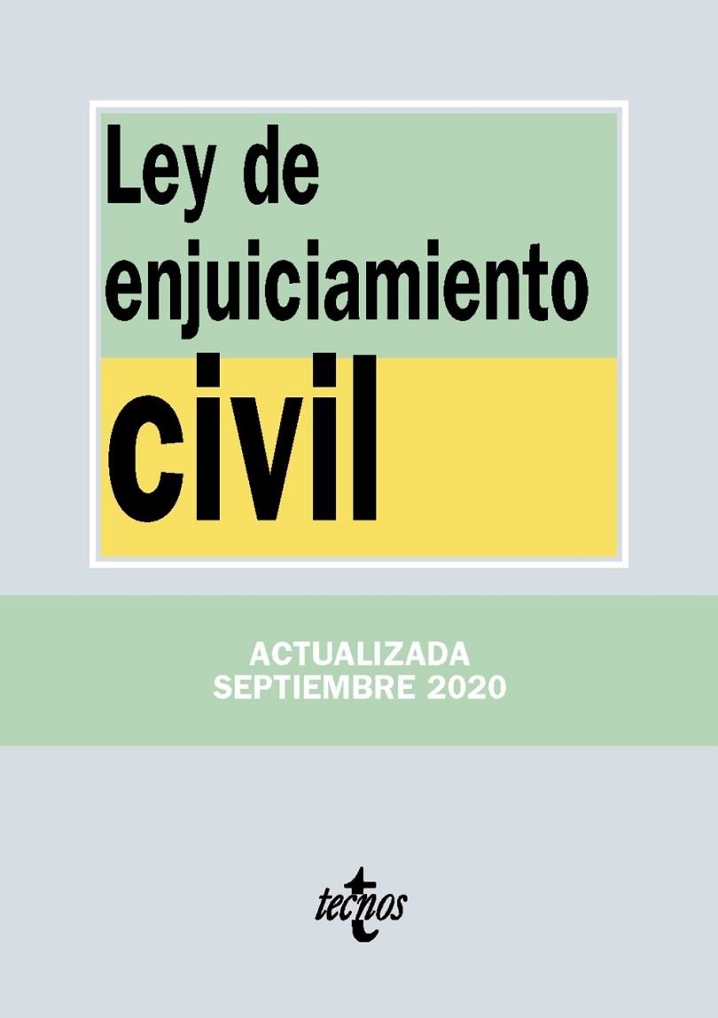 LEY DE ENJUICIAMIENTO CIVIL | 9788430980147 | EDITORIAL TECNOS | Llibreria L'Altell - Llibreria Online de Banyoles | Comprar llibres en català i castellà online - Llibreria de Girona