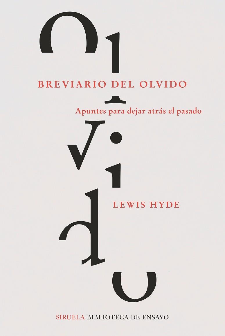 BREVIARIO DEL OLVIDO | 9788418245619 | HYDE, LEWIS | Llibreria L'Altell - Llibreria Online de Banyoles | Comprar llibres en català i castellà online - Llibreria de Girona