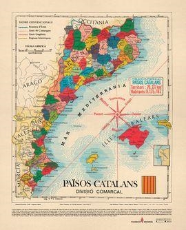 PAÏSOS CATALANS [MAPA MURAL] | 9789201797513 | BALLESTER CANALS, JOAN | Llibreria Online de Banyoles | Comprar llibres en català i castellà online