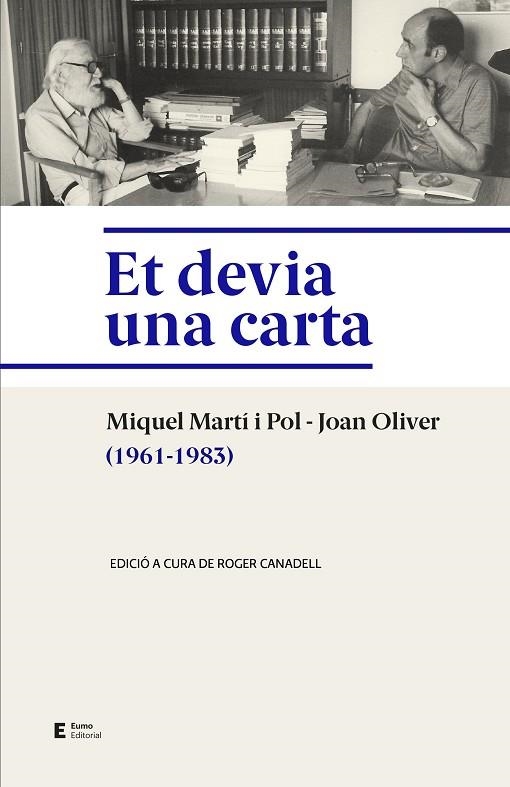 ET DEVIA UNA CARTA | 9788497667166 | CANADELL RUSIÑOL, ROGER | Llibreria Online de Banyoles | Comprar llibres en català i castellà online