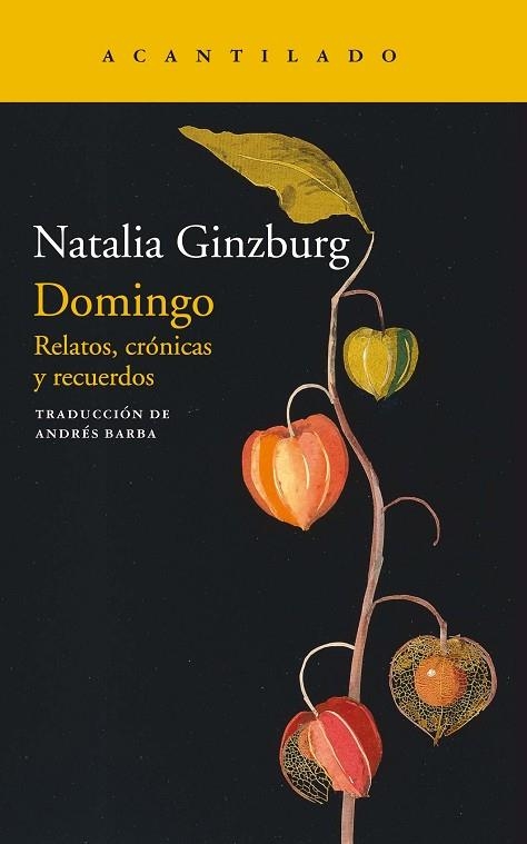 DOMINGO | 9788418370151 | GINZBURG, NATALIA | Llibreria Online de Banyoles | Comprar llibres en català i castellà online