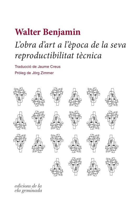 OBRA D'ART A L'ÈPOCA DE LA SEVA REPRODUCTIBILITAT TÈCNICA, L' | 9788412143065 | BENJAMIN, WALTER | Llibreria L'Altell - Llibreria Online de Banyoles | Comprar llibres en català i castellà online - Llibreria de Girona