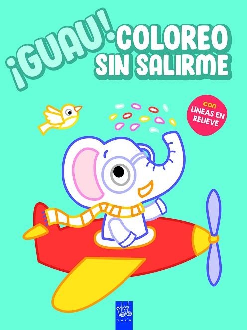 ¡GUAU! COLOREO SIN SALIRME. AZUL | 9788408236122 | YOYO | Llibreria L'Altell - Llibreria Online de Banyoles | Comprar llibres en català i castellà online - Llibreria de Girona