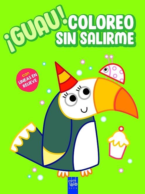 ¡GUAU! COLOREO SIN SALIRME. VERDE | 9788408236153 | YOYO | Llibreria L'Altell - Llibreria Online de Banyoles | Comprar llibres en català i castellà online - Llibreria de Girona