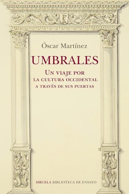 UMBRALES | 9788418708275 | MARTÍNEZ, ÓSCAR | Llibreria L'Altell - Llibreria Online de Banyoles | Comprar llibres en català i castellà online - Llibreria de Girona