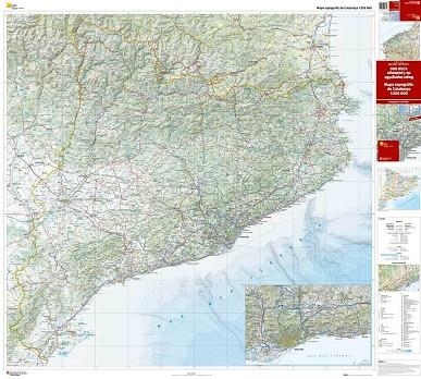 MAPA TOPOGRÀFIC DE CATALUNYA 1:250.000 | 9788418601224 | ICGC | Llibreria Online de Banyoles | Comprar llibres en català i castellà online