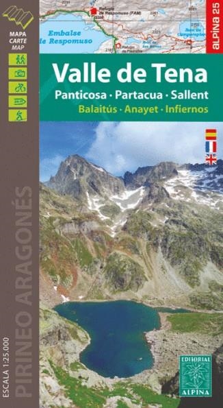 VALLE DE TENA 1:25.000 | 9788480908665 | ALPINA | Llibreria L'Altell - Llibreria Online de Banyoles | Comprar llibres en català i castellà online - Llibreria de Girona