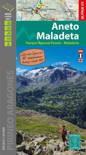 ANETO MALADETA 1:25.000 | 9788480908610 | ALPINA | Llibreria Online de Banyoles | Comprar llibres en català i castellà online