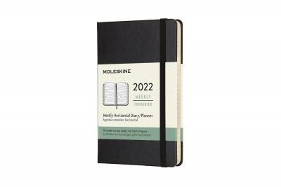 2022 AGENDA 12 MESOS SETMANAL HORITZONTAL P NEGRA TAPA DURA | 8056420855975 | MOLESKINE | Llibreria Online de Banyoles | Comprar llibres en català i castellà online