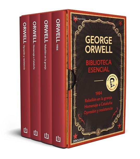 BIBLIOTECA ESENCIAL GEORGE ORWELL (1984 | REBELIÓN EN LA GRANJA | HOMENAJE A CAT | 9788466357777 | ORWELL, GEORGE | Llibreria Online de Banyoles | Comprar llibres en català i castellà online