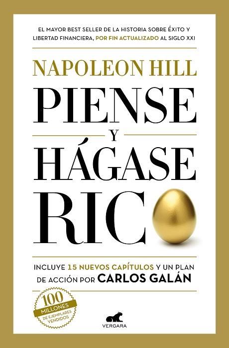 PIENSE Y HÁGASE RICO | 9788418620133 | HILL, NAPOLEON/GALÁN, CARLOS | Llibreria L'Altell - Llibreria Online de Banyoles | Comprar llibres en català i castellà online - Llibreria de Girona