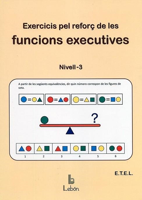 EXERCICIS PEL REFORÇ DE LES FUNCIONS EXECUTIVES | 9788492785520 | ETEL | Llibreria Online de Banyoles | Comprar llibres en català i castellà online