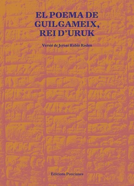 POEMA DE GUILGAMEIX, REI D'URUK | 9788418693021 | Llibreria Online de Banyoles | Comprar llibres en català i castellà online