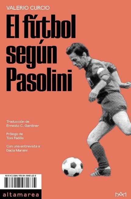 EL FÚTBOL SEGÚN PASOLINI | 9788418481635 | CURCIO, VALERIO | Llibreria Online de Banyoles | Comprar llibres en català i castellà online