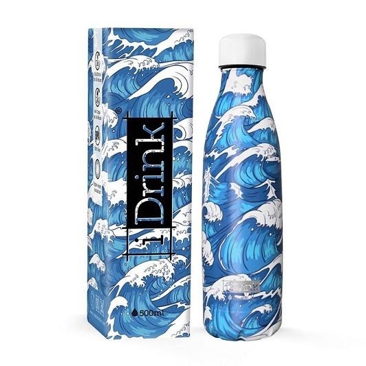 AMPOLLA TÈRMICA WAVE 500ML | 8057711465521 | IDRINK | Llibreria Online de Banyoles | Comprar llibres en català i castellà online