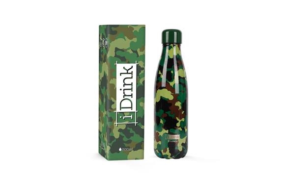 AMPOLLA TÈRMICA 500ML CAMUFLATGE | 8052877045778 | IDRINK | Llibreria Online de Banyoles | Comprar llibres en català i castellà online