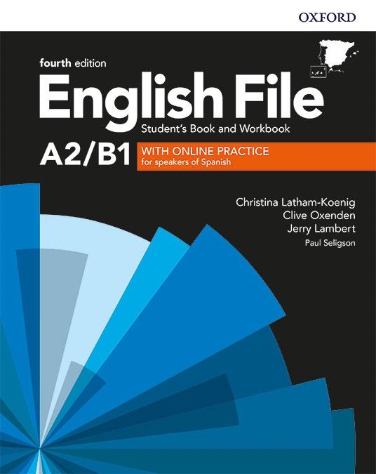 ENGLISH FILE 4TH EDITION A2/B1. STUDENT'S BOOK AND WORKBOOK WITH KEY PACK | 9780194058124 | LATHAM-KOENIG, CHRISTINA/OXENDEN, CLIVE/LAMBERT, JERRY/SELIGSON, PAUL | Llibreria Online de Banyoles | Comprar llibres en català i castellà online