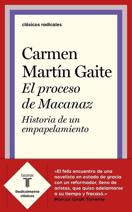 EL PROCESO DE MACANAZ | 9788430622511 | MARTÍN GAITE, CARMEN | Llibreria Online de Banyoles | Comprar llibres en català i castellà online