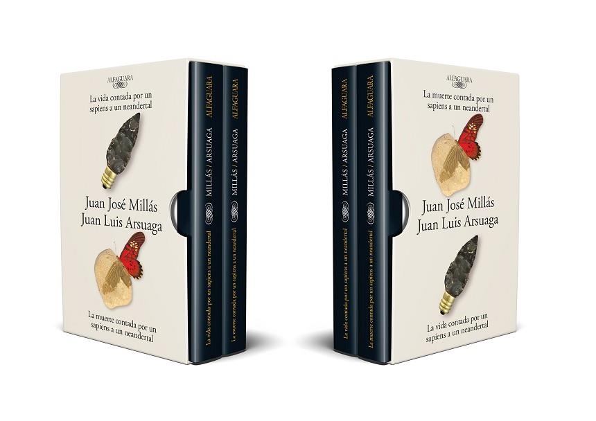 ESTUCHE LA VIDA Y LA MUERTE CONTADAS POR UN SAPIENS A UN NEANDERTAL | 9788420463896 | MILLÁS, JUAN JOSÉ/ARSUAGA, JUAN LUIS | Llibreria Online de Banyoles | Comprar llibres en català i castellà online