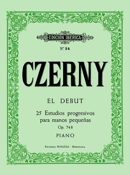 25 ESTUDIOS PARA MANOS PEQUEÑAS OP.748 | 9788480203456 | CZERNY, CARL | Llibreria Online de Banyoles | Comprar llibres en català i castellà online